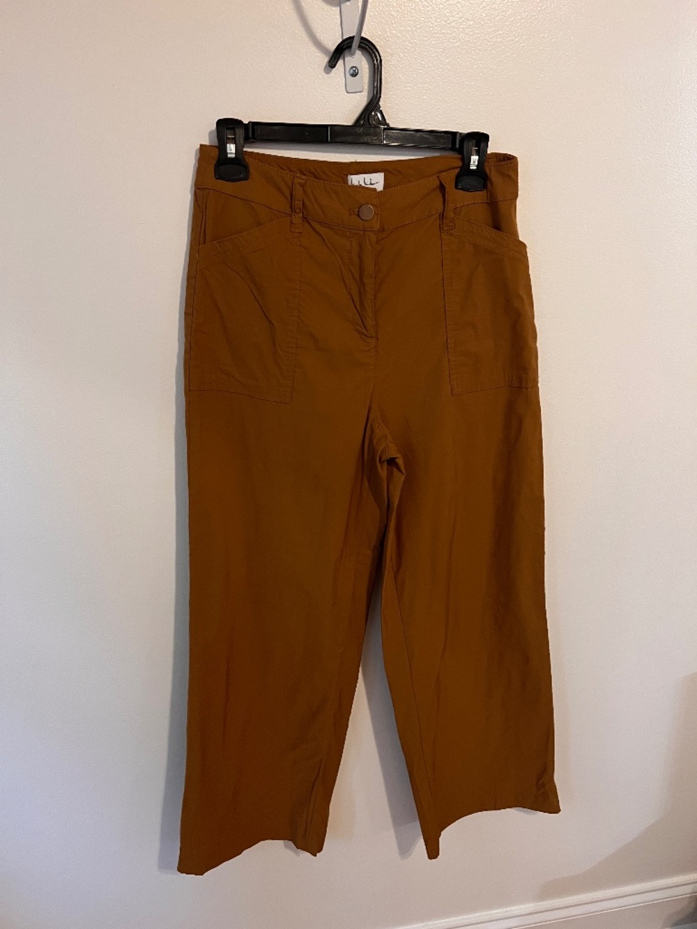 Nicole Miller Wide Leg Brown Pants | Size 4